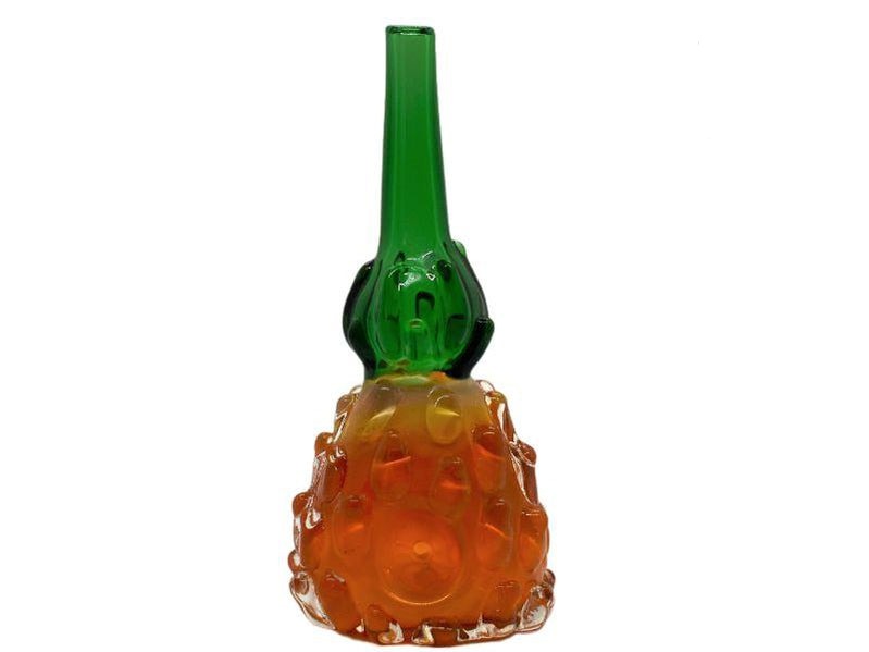 6" Pineapple Inspired Hand Glass - Color May Vary - (1 Count)-Hand Pipes, Rigs, & Bubblers