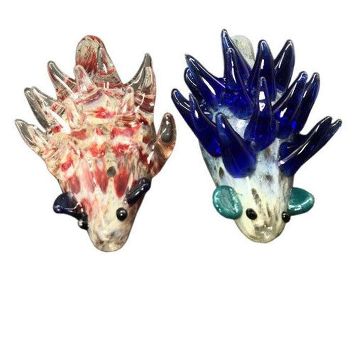 6" Red Kada Animal Hand Pipe - Design May Vary - (2 Count)-Silicone Hand Pipe