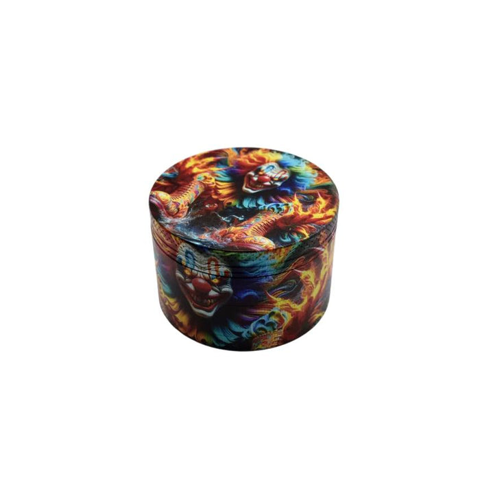 63mm 4 Part Grinder - Creepy Clown - (1 Count)-Grinders