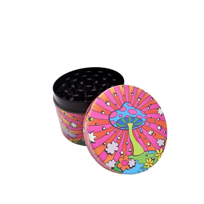 63mm 4 Part Grinder - Lips Kiss Design - (1 Count)-Grinders