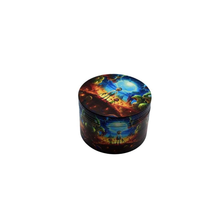 63mm 4 Part Grinder - Low Path - (1 Count)-Grinders