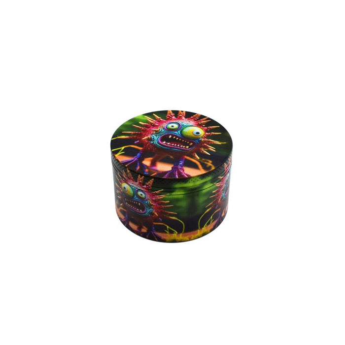 63mm 4 Part Grinder - One Eyed - (1 Count)-Grinders