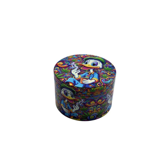 63mm 4 Part Grinder - Smoking Duck - (1 Count)-Grinders