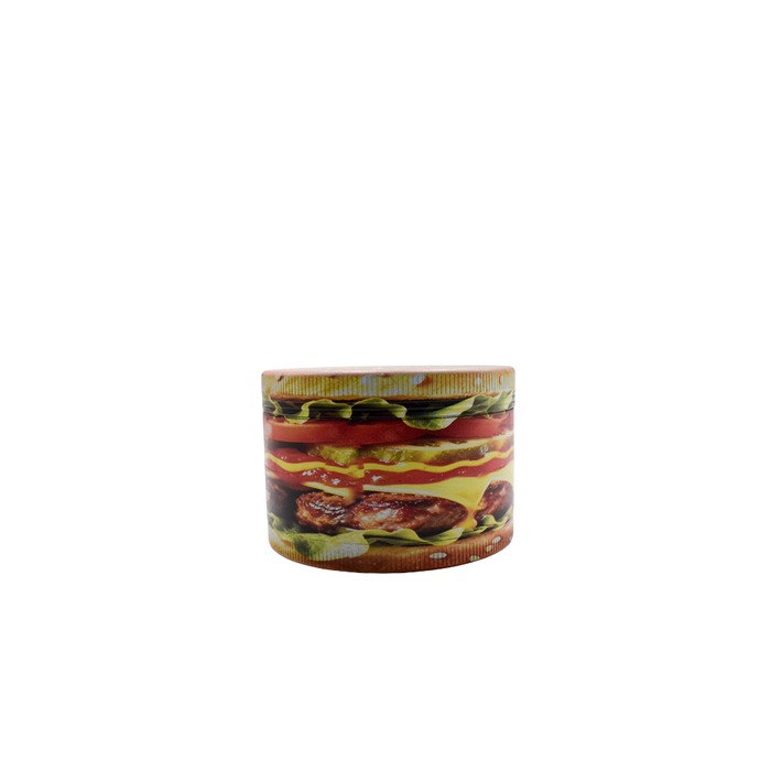 63mm 4-Piece Grinder - Cheeseburger - (1 Count)-Grinders-MJ Wholesale