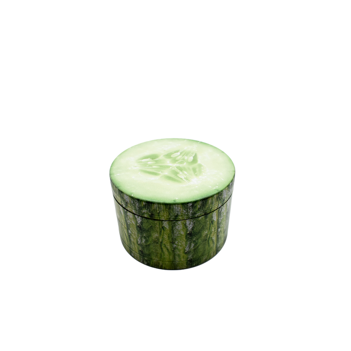 63mm 4-Piece Grinder - Cucumber - (1 Count)-Grinders-MJ Wholesale