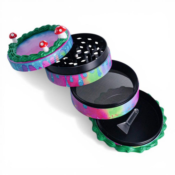 63mm 4 Piece Grinder - Drizzle Cake - (1 Count)-Grinders