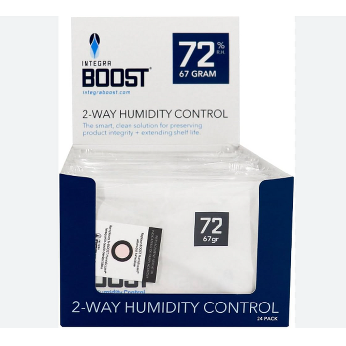 Integra Boost 67g RH 72% Humidity Pack - Individually Wrapped - (24 Count Display)-Humidity Packs-MJ Wholesale