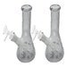 6.5" Leaf Etched Gray Water Pipe - (1 Count)-Hand Pipes, Rigs, & Bubblers