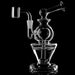 6.5" Mj Arsenal Gemini Mini Dab Rig - Clear or Gold - (1 Count)-Hand Pipes, Rigs, & Bubblers
