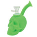 6.5" Silicone Skull Bong - Various Colors - (1 Count)-Hand Glass, Rigs, & Bubblers
