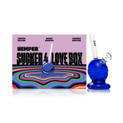 6.7" Hemper Sucker 4 Love Lollipop Bong - (1 Count)-Hand Pipes, Rigs, & Bubblers
