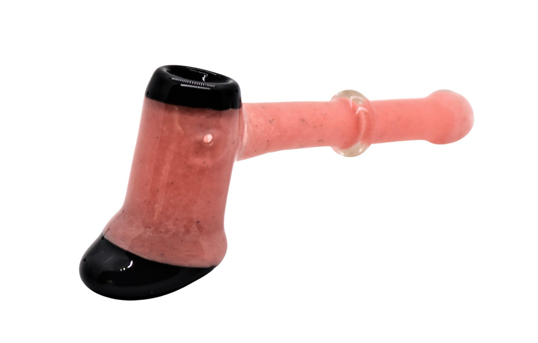 7" Frit Shoe Inspired Hammer Bubbler - Color May Vary -(1 Count)-Hand Glass, Rigs, & Bubblers
