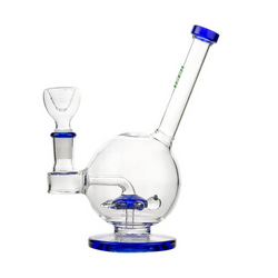 7" Hemper Sea Turtle Waterpipe - Blue - (1 Count)-Hand Pipes, Rigs, & Bubblers