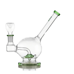 7" Hemper Sea Turtle Waterpipe - Green - (1 Count)-Hand Pipes, Rigs, & Bubblers