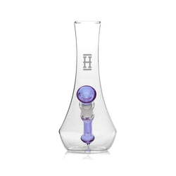 7" Hemper Vase Glass Bubbler Waterpipe - Various Colors - (1 Count)-Hand Pipes, Rigs, & Bubblers