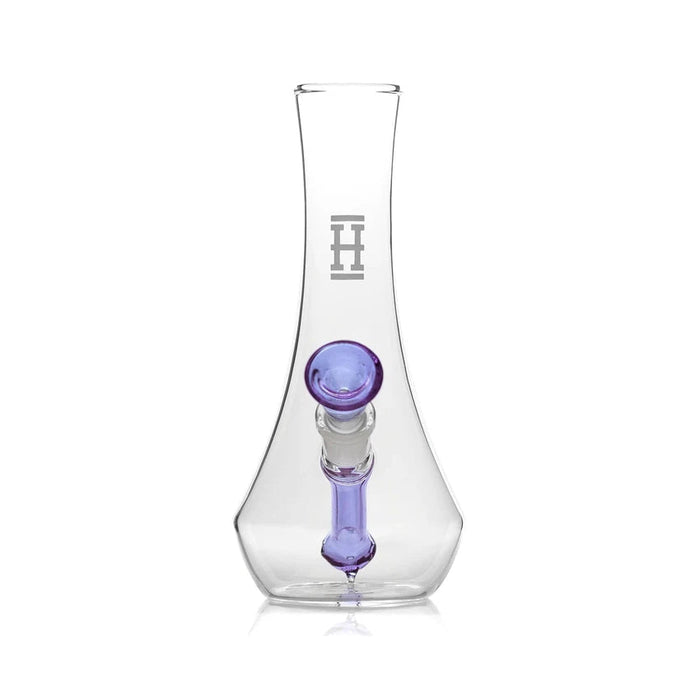 7" Hemper Vase Glass Bubbler Waterpipe - Various Colors - (1 Count)-Hand Pipes, Rigs, & Bubblers