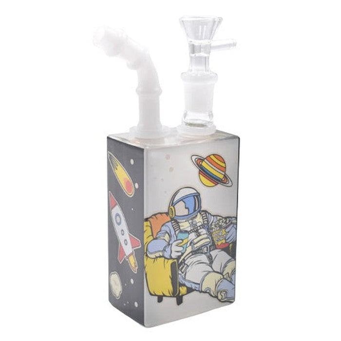 7" Juice Box Bong - Various Designs - (1 Count)-Hand Glass, Rigs, & Bubblers