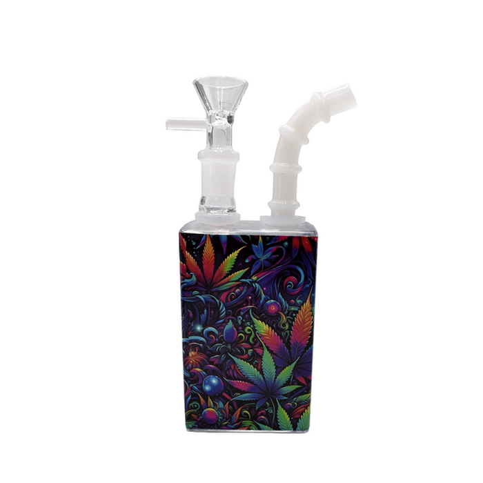7" Juice Box Water Pipe - Brite Lite Garden - (1 Count)-Hand Pipes, Rigs, & Bubblers