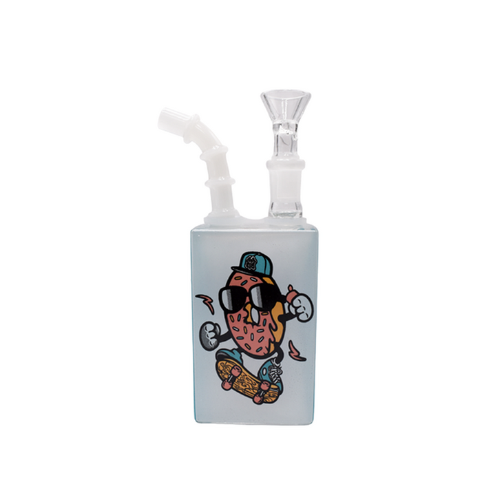 7" Juice Box Water Pipe - Pickle Skate - (1 Count)-Hand Pipes, Rigs, & Bubblers