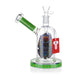7” Outer Bowl Glass Water Pipe – Egyptian Design - Various Colors - (1 Count)-Hand Pipes, Rigs, & Bubblers