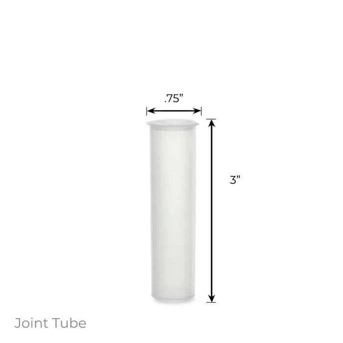 78mm Blunt Tubes - Clear - (500 Per Box)-Joint Tubes & Blunt Tubes