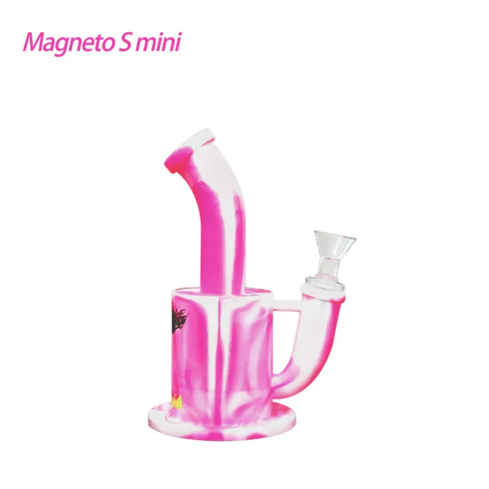 7.3" Waxmaid Magneto S Mini Silicone Water Pipe - Various Colors - (1 Count)-Hand Pipes, Rigs, & Bubblers