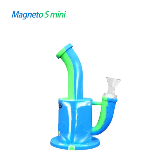 7.3" Waxmaid Magneto S Mini Silicone Water Pipe - Various Colors - (1 Count)-Hand Pipes, Rigs, & Bubblers