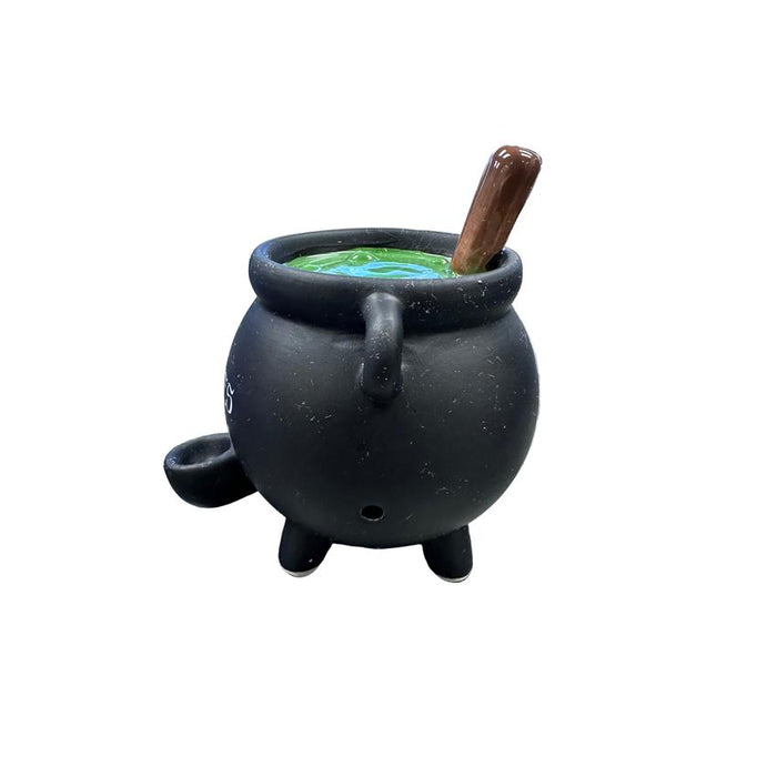 7.5" Ceramic Witches Brew Pipe - (1 Count)-Hand Pipes, Rigs, & Bubblers