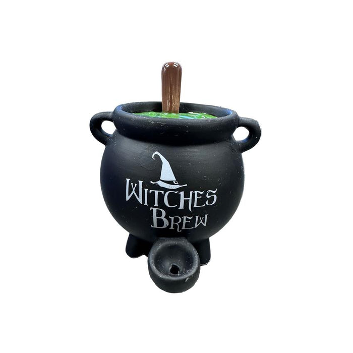 7.5" Ceramic Witches Brew Pipe - (1 Count)-Hand Pipes, Rigs, & Bubblers