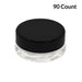 7ml Clear Glass Concentrate Container - Black or White Cap (450 Count)-Concentrate Containers and Accessories