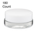 7ml Clear Glass Concentrate Container - Black or White Cap (450 Count)-Concentrate Containers and Accessories