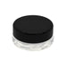 7ml Clear Glass Low Profile Container - Black or White Cap With Labels & Application-Low Profile Jars