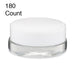 7ml Clear Glass Low Profile Container - Black or White Cap With Labels & Application-Low Profile Jars