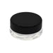 7ml Clear Glass Round Concentrate Container Jar - Black Cap - (420 Count)-Concentrate Containers and Accessories