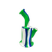 8" Bent Neck Silicone Dab Rig with Male Bangor Bowl - Color May Vary - (1 OR 3 Count) 1 Count-