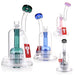 8" Bent Neck Tree Arm Perc Waterpipe - Various Colors - (1 Count)-Hand Pipes, Rigs, & Bubblers