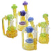 8" Hand Made Triple Legs Recycler Water Pipe - Design And Color May Vary - (1 Count)-Hand Pipes, Rigs, & Bubblers