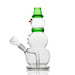 8" Hemper Snowman Mini Water Bubbler - Various Colors - (1 Count)-Hand Pipes, Rigs, & Bubblers