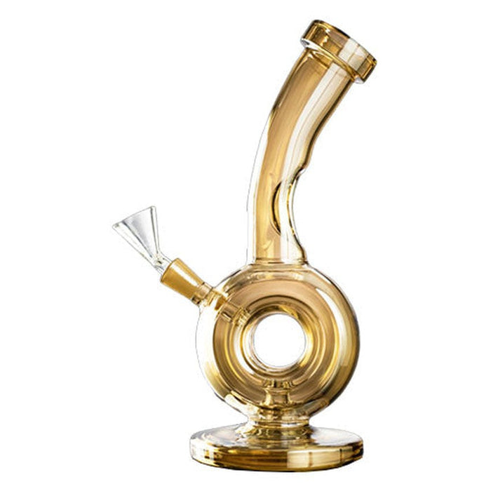 8" Mj Arsenal Saturn Mini Bong - Gold or Pink - (1 Count)-Hand Pipes, Rigs, & Bubblers