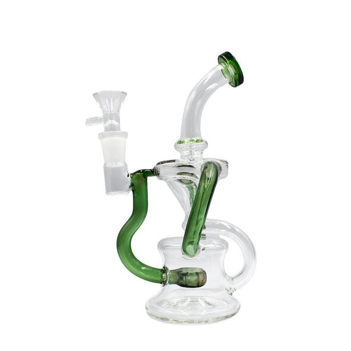 8" Recycler Waterpipe - Colors May Vary- (1 Count)-Hand Pipes, Rigs, & Bubblers
