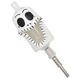 8" Skull Light Up Dab Straw - Various Designs - (1 Count)-Hand Pipes, Rigs, & Bubblers