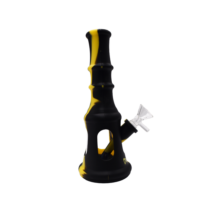 8" Waxmaid Pagoda Silicone Water Pipe - Color May Vary - (1 Count)-Glass Water Pipes
