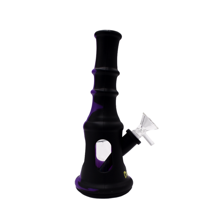 8" Waxmaid Pagoda Silicone Water Pipe - Color May Vary - (1 Count)-Glass Water Pipes