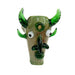 9" Face Design Premium Hammer Bubbler - Color May Vary - (1 Count)-Hand Pipes, Rigs, & Bubblers