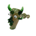 9" Face Design Premium Hammer Bubbler - Color May Vary - (1 Count)-Hand Pipes, Rigs, & Bubblers