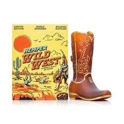 9.3" Hemper Wild West Cowboy Boot XL Bong - (1 Count)-Hand Pipes, Rigs, & Bubblers