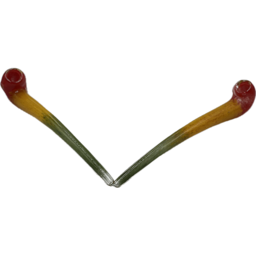 9.5" Rasta Sherlock Hand Pipe - Design May Vary - (1 Count)-Hand Glass, Rigs, & Bubblers
