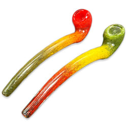 9.5" Rasta Sherlock Hand Pipe - Design May Vary - (1 Count)-Hand Glass, Rigs, & Bubblers