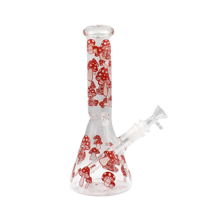 9.8" Shroomin' Waterpipe - Colors May Vary- (1 Count)-Hand Pipes, Rigs, & Bubblers