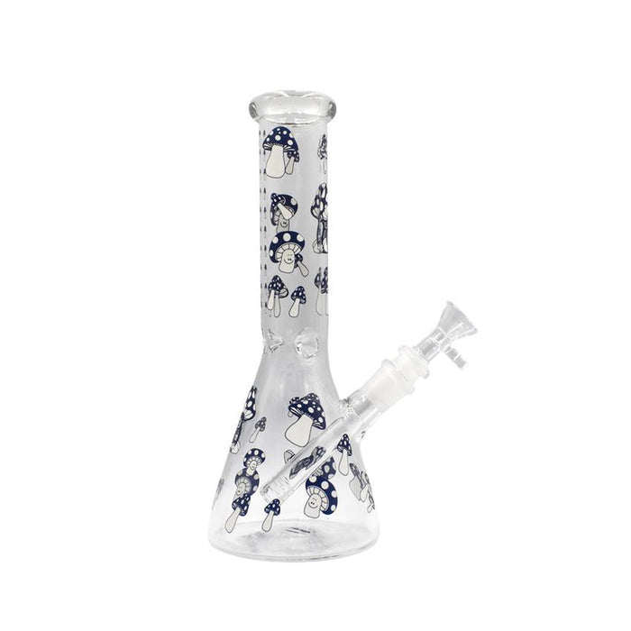 9.8" Shroomin' Waterpipe - Colors May Vary- (1 Count)-Hand Pipes, Rigs, & Bubblers